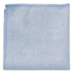 Rubbermaid Microfiber Cleaning Cloths, 12 x 12, Blue, 24/Pack